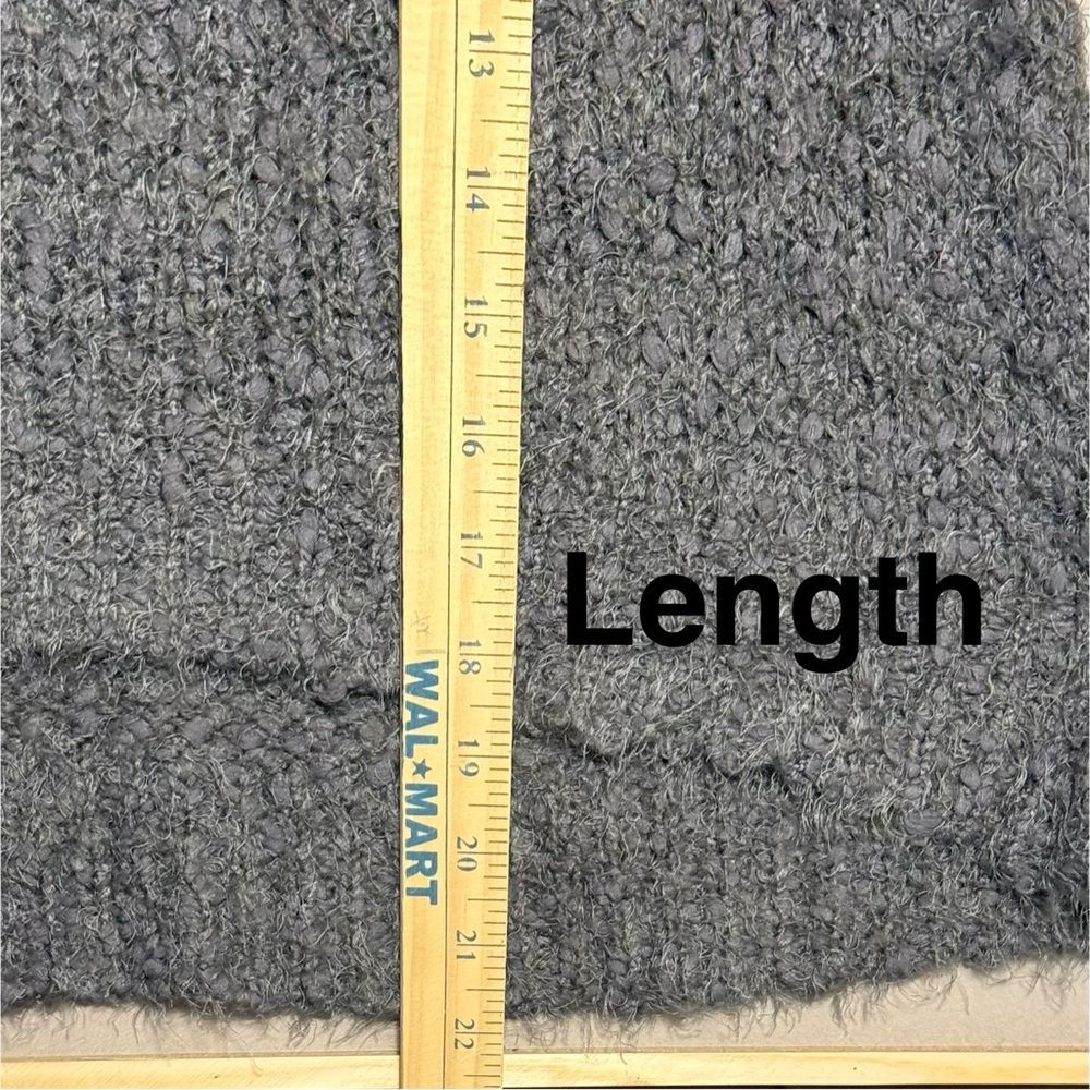 NWT Miracle Heather Gray Cowl Neck Sweater - Picture 9 of 11